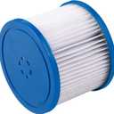#WEJOY AquaSpa Easy Set Pool Spa Hot Tub Filter Replacement Cartridges for Type PM_SPA-P154_Grey/Black/White/Wine, Fold White Filter Paper for Many Massage Pool Models(4 PC) (PM_PG02000000084_Blue)
