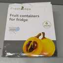 Freshmage Fruit Storage Containers for Fridge with Removable Colander, Airtight Food Storage Container, Dishwasher Safe Produce Saver for Refrigerator, Keep Berry Fruit Fresh Longer 6 pcs Large Clear