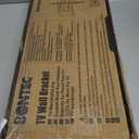 BONTEC Full Motion TV Wall Mount for 37-84 Inch TVs, Hold up to 132lbs, Max VESA 600x400mm, Swivel Tilt Dual Arms, Adjustable Viewing Angle, Fits 16" Wood Studs, Easy Assembly