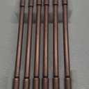 Goo-Ki 6 Pack 6.3" Hole Center Kitchen Cabinet Hardware Antique Copper Drawer Pulls - Red Bronze Bar Handle for Dresser Cupboard, Vintage Pull for Bathroom Closet Wardrobe, 2231AC-160