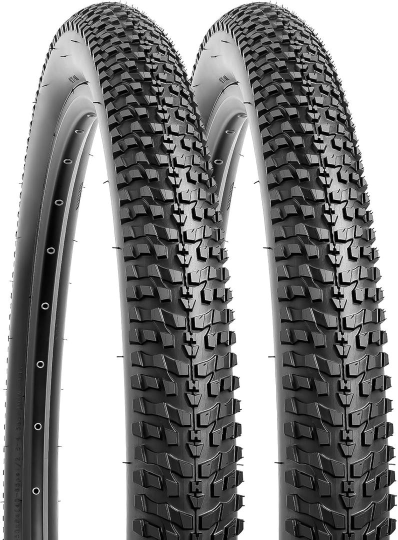 YUNSCM 2-PCS 29" Mountain Bike Tires 29x2.30/58-622 Compatible with 29x2.25 29 x 2.30 29x2.35 Bike Bicycle Tires (Y-921)