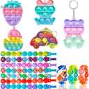 126 Pcs Party Favors for Kids 4-8-12,Easter Egg Fillers,Treasure Box Toys for Classroom Prizes,Pinata Filler,Goodie Bag Stuffers,Treasure Chest Carnival Prizes,Easter Basket Stuffers