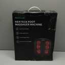 Nekteck Foot Massager with Heat, Shiatsu Heated Electric Kneading Foot Massager Machine for Neuropathy, Plantar Fasciitis, Feet Massage for Pain Relief, Circulation, Valentines Gifts for Man Woman Her (Black)