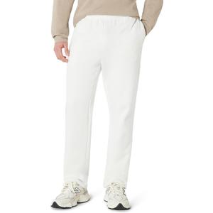 Amazon Essentials Men's Fleece Open Bottom Sweatpant (Medium, Pale Grey)