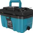 Cordless Shop Vac Compatible with Makita 18V Battery, 2.5 Gallon Brushless HEPA Filter Wet/Dry Vacuum, Portable Shop Vacuum for Home, Car and Workshop (Battery is not Included)