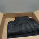 BDK ProLiner Car Floor Mats for Cars Trucks SUV, 3-Piece All-Weather Heavy Duty Rubber Liners with Universal Trimmable Fit, Durable Waterproof Vehicle Auto Floor Mats with Capture Ridges, Black