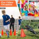 PXZBLG 12/24/50pcs Soccer Cones, 7" Soccer Cones, Plastic Traffic Cones, Training Cones for Basketball Football Skating Drills Practice
