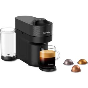 Nespresso Vertuo Pop+ Coffee Maker and Espresso Machine, Licorice Black