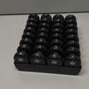 XL Monthly Pill Organizer 2 Times A Day, AM/PM One Month Pill Box 28 Day,Daily Pill Case Large 4 Week Big Compartments for Pills Vitamin Fish Oil Supplements (Black)