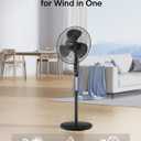 PELONIS 16'' Pedestal Fan for Bedoom with Remote, Upgraded, Standing Fan with 7-Hour Timer, 90 Oscillation, 3-Speeds, Adjustable Height, Electric Cooling Fans for Living Room and Office