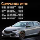 Engine Splash Shield Guard Compatible with 2016 2017 2018 2019 2020 2021 Civic 2.0L L4 1.5L L4 & 2.0L L4 Turbocharged Engine, Replace # HA0820588R 74110TBAA00