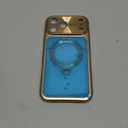 IPhone 17 Pro Max Case with Ring Stand CD Metal 360 Spin Invisible Magnetic kickstand Fit for Magsafe Electroplated Titanium Bumper with Camera Cover Military Drop Protection for Men Woman Gold