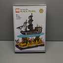 Pirates Ship Model Building Blocks Kits,Classic Mini Micro Blocks Building Set,4059PCS+,MOC Black Pearl Sailboat with TreasureCollectible Display Model, Great Gift for Adults/Teens