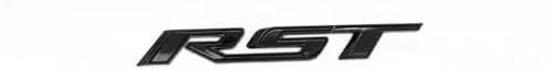 OEM RST Emblem 3D Badge Compatible with for Silverado 2019-2025 Parts 86539786 (Black)