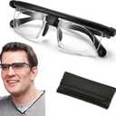 Reading Magnifier Glasses with Adjustable Magnification Non-Prescription Reading Aid for Books, Screens & Daily Tasks Lightweight, Unisex (1pcs)