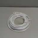 Cat6a Ethernet Cable Slim 50ft Outdoor&Indoor, 28AWG Pure Copper Cat6 Internet Cable for Waterproof & Direct Burial, Flexible Cat6 Ethernet Cable 10G 550MHZ, Cat 6 Network cable for Indoor White