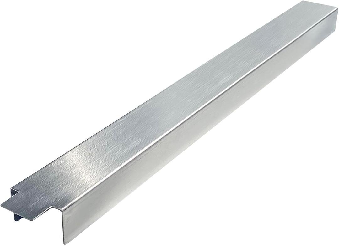 Sunrise Kitchen Supply Stainless Steel Heavy Duty 20 Gauge Deep Fryer Joining Strip/Connector (21 5/8"L x 2"W x 1 1/4"H)
