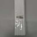 4 x YAOSHENG White Plastic Cake Dowel Rods for Tiered Cake Construction and Stacking Supporting Cake Round Dowels Straws with 0.47 Inch Diameter  (0.47 *9.45(5 PCS))