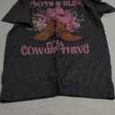 Boots and Bling It's a Cowgirl Thing Rodeo Western Country T-Shirt, Size: M