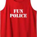 Fun Police Tank Top S Red