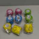 timerma 9 Rolls Self Adhesive Bandage Wrap Elastic&Breathable Ideal for Wound Care, Sports & Joint Sprains Adhesive Vet Wrap Versatile Support for Dogs Cats Horses Birds, Pet First Aid (Smiley)