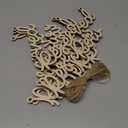 Yulejo 6 Set Wooden Reserved Row Signs for Wedding Reserved Row Seating Signs Chairs Hanging Reserved Row Wood Sign with Rope Plaques Decorative for Events Church Pews Chair Restaurants