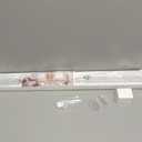 SERLMWNT No Drill Cordless Blackout Cellular Shades,29.5" W x 48" H,White