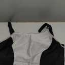 Full Figure Plus Size Custom Control Sports Bra Wirefree #1166 (42G, Black/Grey)