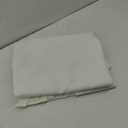 Exclusive Home Cabana Solid Indoor/Outdoor Light Filtering Hook-and-Loop Tab Top Curtain Panel Pair, 54"x108", Vanilla