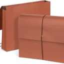 Blue Summit Accordion File Wallet with Flap and Cord Closure, Letter Size, 3.5 Expansion  10 PackExpanding Accordion File Wallet, Letter Size, 3.5 Expansion, 10 File Wallets