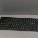 Large Print Backlit Wireless Keyboard, 2.4G Silent Wireless Light Up Keyboard, Full Size Computer Keyboards with 7 Colored Backlits, Rechargeable Keyboards for Windows, PC, Laptop