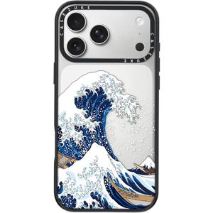 Clear TPU Phone Case Cover for iPhone 17 Pro with Design, Drop Protection, Cute Case for Girl Women, Great Wave