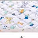 Baby Bassinet Mattress 30x 15 inches- Firm Support and Comfort Premium Foam,Noiseless and Odorless,Hypoallergenic Small Crib Mattress, Fits Moses Basket, Dual Sided with Soft Breathable Fabric