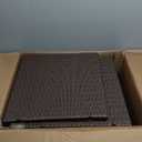 DUMOS Patio Furniture Set 3 Pieces, Outdoor Wicker Furniture with Coffee Table, Modern Rattan Patio Chairs Conversation Sets with Sofa for Garden, Terrace, Porch, Balconies, Lawns, Brown