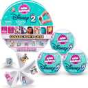 5 Surprise Disney Mini Brands Series 2 Collector's Kit by ZURU (3 Capsules + 1 Collector's Case)  Mystery Capsule Real Miniature Brands Collectibles