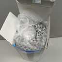 PEUJEW Travel Pillow Memory Foam Pillows, Camping Pillow-Compressible Medium Firm, Breathable Cover, Ideal Backpacking Hiking, Bed Pillows, Airplane and Car (Light Grey, M) (M-17.7*11.8in)