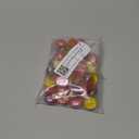 MECCANIXITY Glass Beads,36pcs Flat Glass Gemstone 0.44lbs (0.67-0.87") Glass Marbles Pebbles for Vase Fillers Aquarium Decor DIY Craft(Orange/Red/Orange/Yellow/Deep Red)