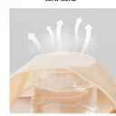 BRABIC Mesh Shapewear Bodysuit Tummy Control for Women Plus Size Faja Body Shaper Bodysuit Butt Lifter (Beige, XXL)
