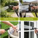 Garden Hose, Lightweight, Ultra Flexible, Durable, Kink-Free Water Hose - Made of TPU, Drinking Water Safe Material, Non-Shrinking, Easy to Store, All-Weather, Black (50 FT)