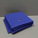 Foldable Storage Cubes Bins ,11 Inch Cloth Storage Cube Fabric Storage Box Cubes Organizer Baskets with Dual Handles for Home Organizer Set of 8 (Dark Blue)