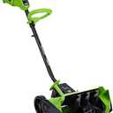 Earthwise SN74016 40-Volt Cordless Electric Snow Shovel, Brushless Motor, 16-Inch width, 300lbs/Minute (Battery and Charger Included)