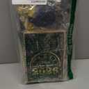 New Years Decorations 2026,Happy New Years Eve Party Supplies Gold and Black Nye Party Decorations With Backdrop Door Banner Hanging Swirls Honeycomb Balloon