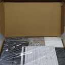 TAVR Dual Monitor Stand Riser Office Desktop Organizer Stand for 2 Monitors, Adjustable Length and Angle 3 Shelf, Extra Long Multifunctional Stand up to 43.3" fit Computer, Laptop, TV, Black