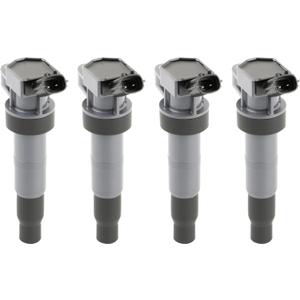 Ignition Coil Pack Set of 4 by AA Ignition - Compatible with Hyundai & Kia 2.0L, 2.4L, 4.6L 2008-2017 - Santa Fe, Sonata, Tucson, Forte, Optima Sorento, Sportage - Replaces UF611 C1667, 27300-2G000