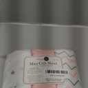 American Baby Company 3 Pack 100% Natural Cotton Fitted Mini Crib Sheets 38" x 24" - Soft & Breathable Small Nesting Portable Sheets, Fits Pack N Play Mattresses, Pink Star/Zigzag, for Boys & Girls