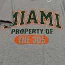 Womens 305 Miami Vibes Urban Style Miami Beach Graphic Design V-Neck T-Shirt Gray, Large