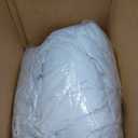 Preboun 8 Pack 60 Inch/ 5 FT Spandex Round Tablecloth Fitted Stretch Tablecloth Elastic Table Cover for Wedding Party Restaurant Banquet Cocktail and Halloween(White)