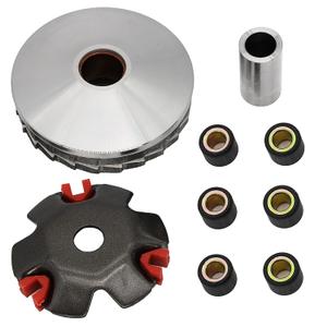 High-Performance Racing Variator Kit for Chinese Scooter Moped ATV 4-Stroke GY6 100cc 139QMB 139QMA Engine Front Clutch,Variator Drive Wheel Assembly with 8.5 gram Roller Weights