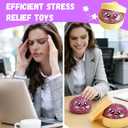 Glitter Dumpling Squishy-Rare GlitterDumpling Stress Ball, Bun Stress Relief Fidget Fidget Toys Adults & Teens