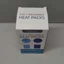 LotFancy Reusable Hand Warmer, 10 Click Activated Instant Heat Packs and 2 Wraps, Snap Hot Therapy Compress, Gel Heating Pad for Pain Relief, Outdoor & Portable Size